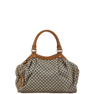 Gucci Sukey Diamante Canvas Leather Handbag